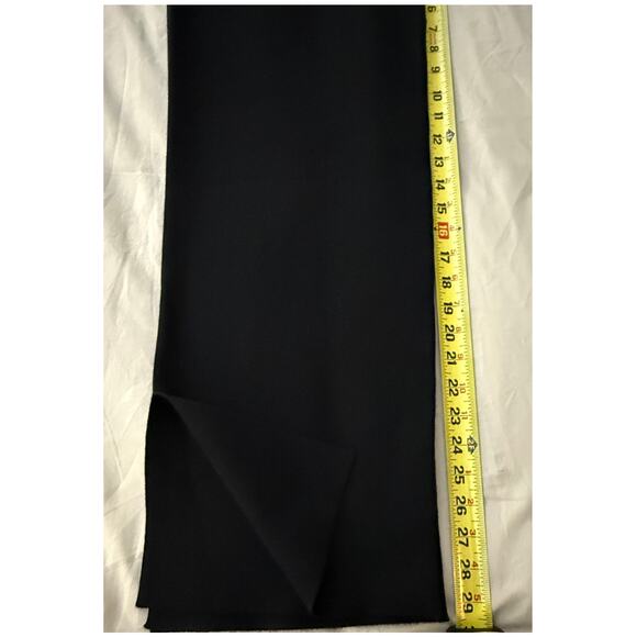 NWT Monrow Sweater Pants Knit Wide Leg Pants w/ Ankles Slits Black Size XS - Picture 7 of 14